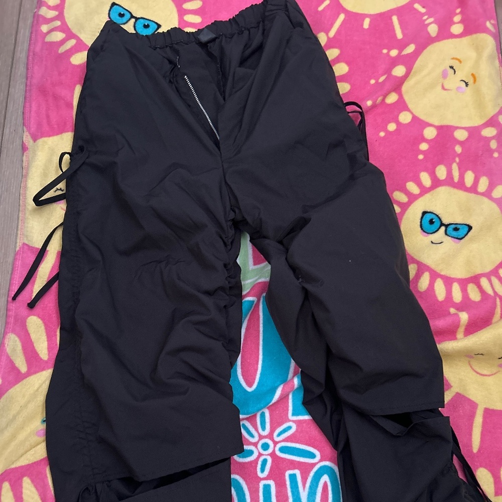 High waisted trousers